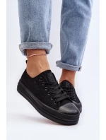Dámské látkové tenisky Černé model 21646874 - EVENTO