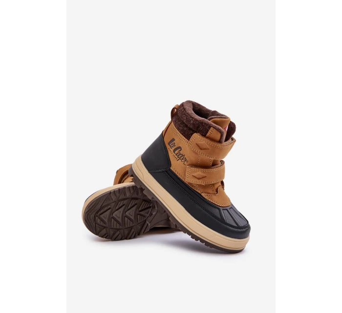 Ocieplane Śniegowce Chłopięce Lee Cooper LCJ-23-01-2059 Camel