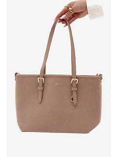 Shopper kabelka z umělé semiše model 22221029 - Flora&Co