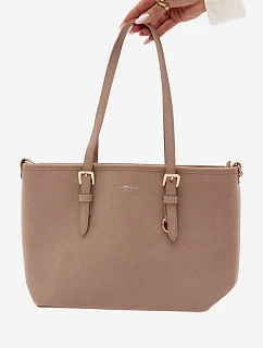 Shopper kabelka z umělé semiše model 22221029 - Flora&Co