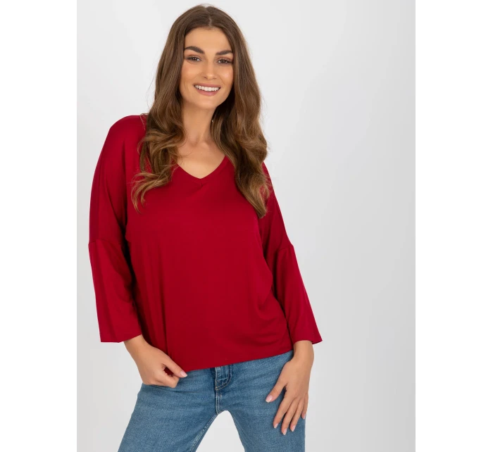 Bluzka RV BZ 7663.05 bordowy Bluzka RV BZ 7663.05 bordowy