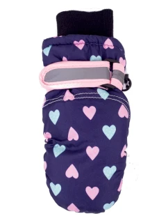 YOCLUB REN-0332G Dievčenské lyžiarske rukavice