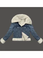 Světle džínová bunda s podšívkou typu  model 21248497 - J.STYLE