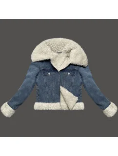 Světle džínová bunda s podšívkou typu  model 21248497 - J.STYLE