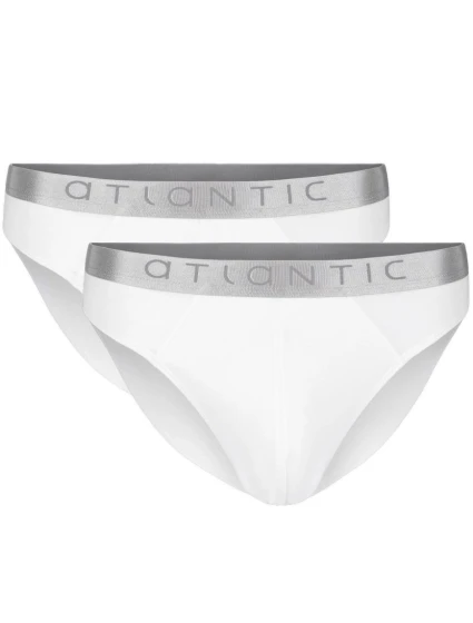 Pánske nohavičky 2 pack 013 white - Atlantic