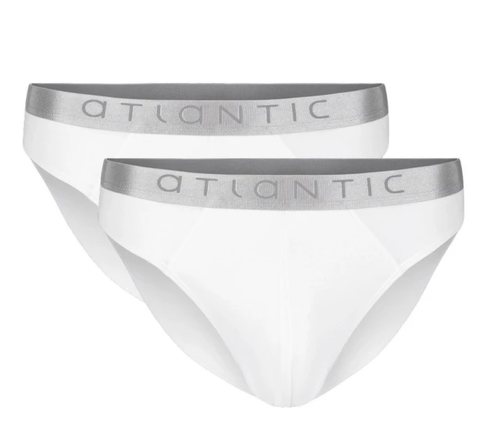 Pánske nohavičky 2 pack 013 white - Atlantic
