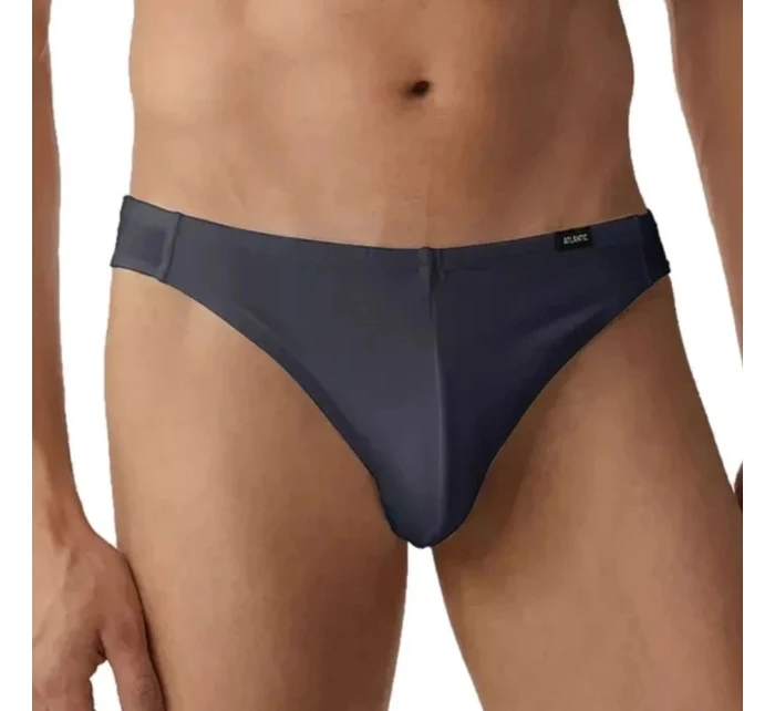 Pánske slipy 3 pack 230 graphite - Atlantic