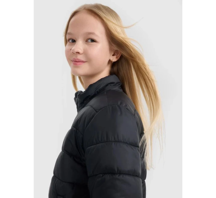 Dievčenská páperová bunda so syntetickou výplňou 4F 4FJWSS25TDJAF515-20S