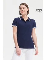 SOL'S Pasadena Women Dámské piqué polo model 22521924 red/white SOL'S Pasadena Women Dámské piqué polo model 22521924 red/white