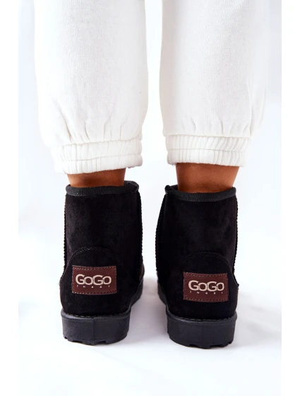 Śniegowce Ocieplane Futerkiem Czarne Vicandi Śniegowce Ocieplane Futerkiem Czarne Vicandi