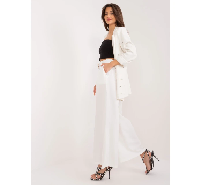 Spodnie DHJ SP model 19760140 ecru - FPrice Spodnie DHJ SP model 19760140 ecru - FPrice