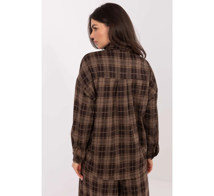 Košeľa s dlhým rukávom model 220040 Taliansko Moda