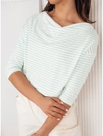 Dámska pruhovaná blúzka APRICALE white FashionStreet RY2481 Dámska pruhovaná blúzka APRICALE white FashionStreet RY2481