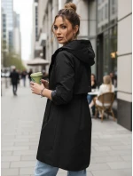 Dámska prechodná bunda parka čierna FashionStreet TY5554