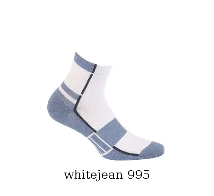 Pánske členkové ponožky Wola W 94.1N4 Ag +