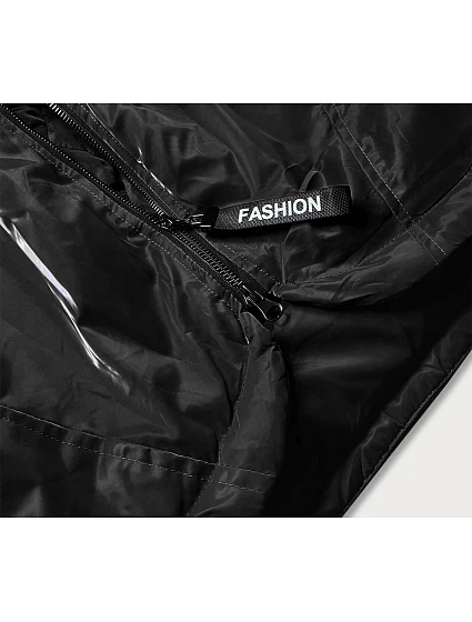 Černá dámská bunda s kapucí model 17556030 - S'WEST