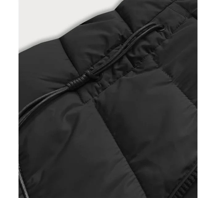 ZIMOWA KURTKA Z KAPTUREM CZARNA model 21244561 - YES!PINK