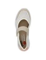 Pohodlná polobotka W béžová model 22033608 - Rieker