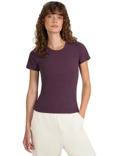 Dámské tričko  tmavě fialové WAW25TTSH model 21815823 - 4F