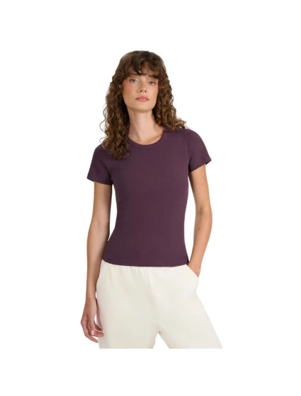 Dámske tričko 4F F2337 tmavo fialové 4FWAW25TTSHF2337 50S