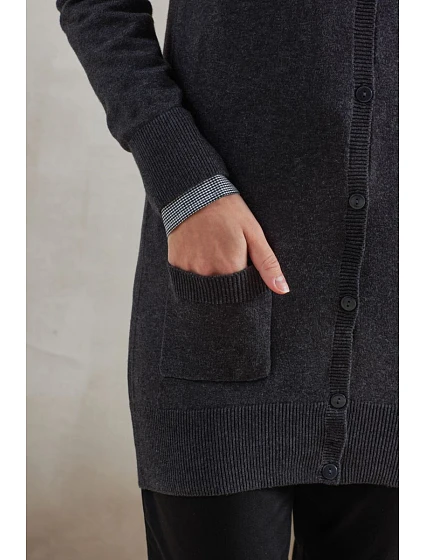 PR Dámský cardigan dlouhý 39.0 black model 22484527 - Premier PR Dámský cardigan dlouhý 39.0 black model 22484527 - Premier