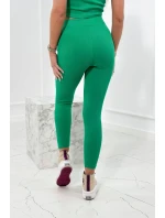 Sada mikiny, topu a legín 3 v 1 zelená Sada mikiny, topu a legín 3 v 1 zelená