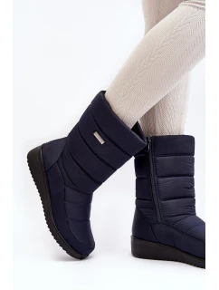 teplé boty na klínku Černé model 21642971 - EVENTO