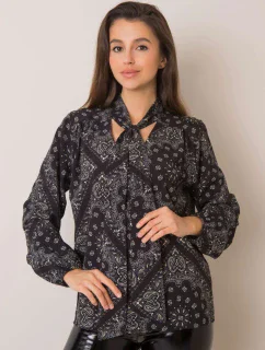 Blúzka DHJ BZ 12182 4.31P čierna a béžová