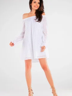 Denní šaty model 18854066 Bílá - awama