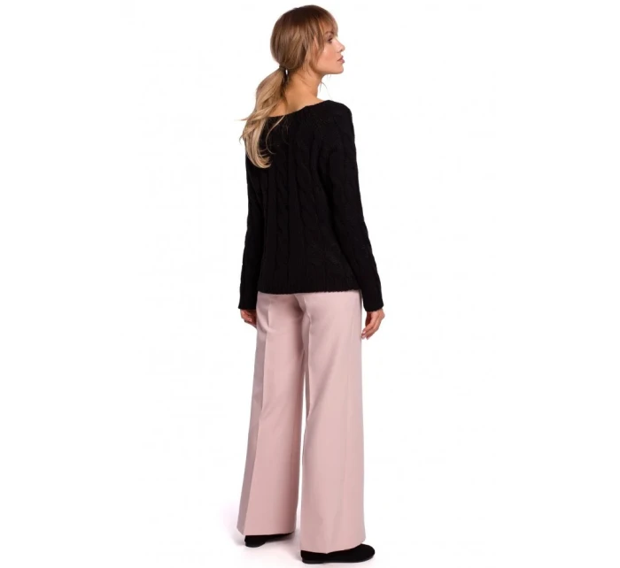 Svetr s výstřihem  šedý  model 21207530 - Moe