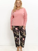 Pyžamo Taro 3654 Maribel, s dlhými rukávmi, veľkosť 2XL–3XL, Z26