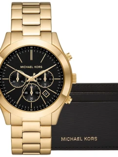 Pánske hodinky + puzdro na karty MICHAEL KORS MK1076SET + BOX