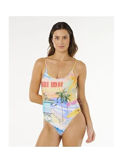 Dámske plavky RIP CURL Hotel Malibu Cheeky One Piece, viacfarebné