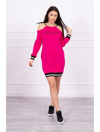 Tres Chic fuchsiové šaty Tres Chic fuchsiové šaty