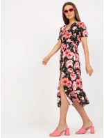 Šaty DHJ SK 7006.48 čierna a červená Šaty DHJ SK 7006.48 čierna a červená