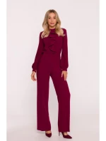 S420 Kombinéza s volánom - bordová S420 Kombinéza s volánom - bordová