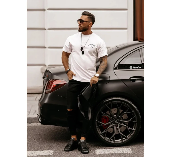 Pánske tričko 286132 biele - Ola Voga Pánske tričko 286132 biele - Ola Voga