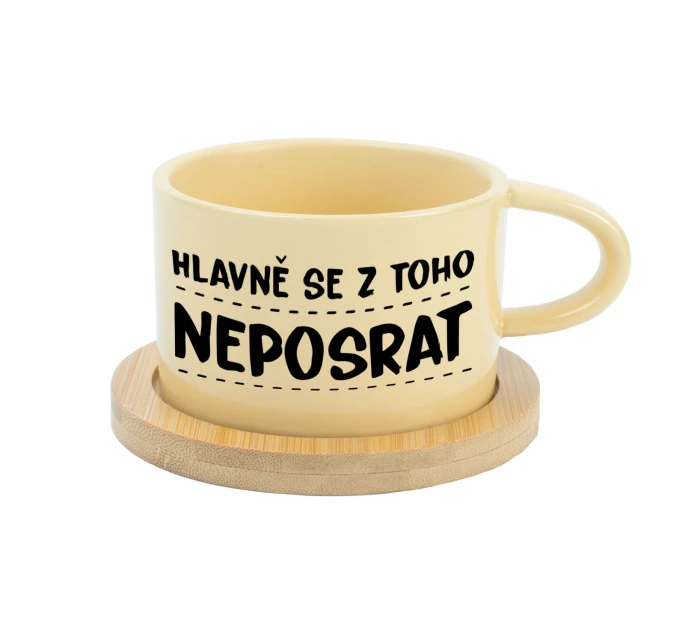 NEZABUDNITE - žltý pohár na makrónky 200 ml NEZABUDNITE - žltý pohár na makrónky 200 ml