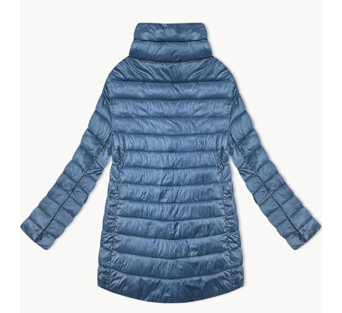 Světle modrá dámská prošívaná bunda se stojáčkem model 21061169 - MINORITY