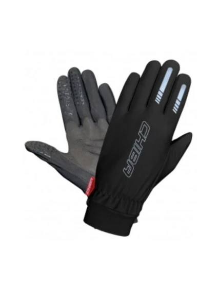 CHIBA THERMOFLEECE WATERPRO Rukavice čierne M