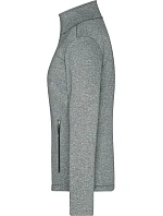 JN Dámská 2vrstvá melanžová softshell bunda 02. dark melange/black model 22530601 - Daiber JN Dámská 2vrstvá melanžová softshell bunda 02. dark melange/black model 22530601 - Daiber