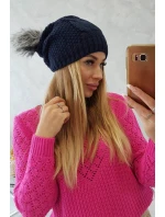 Fleecová čiapka Sandra K210 navy blue Fleecová čiapka Sandra K210 navy blue