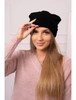 Dámska čiapka Nastia K373 čierna Dámska čiapka Nastia K373 čierna