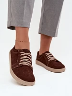 Trampki Typu Barefoot Z Naturalnego Zamszu Zazoo 314 Czekoladowe