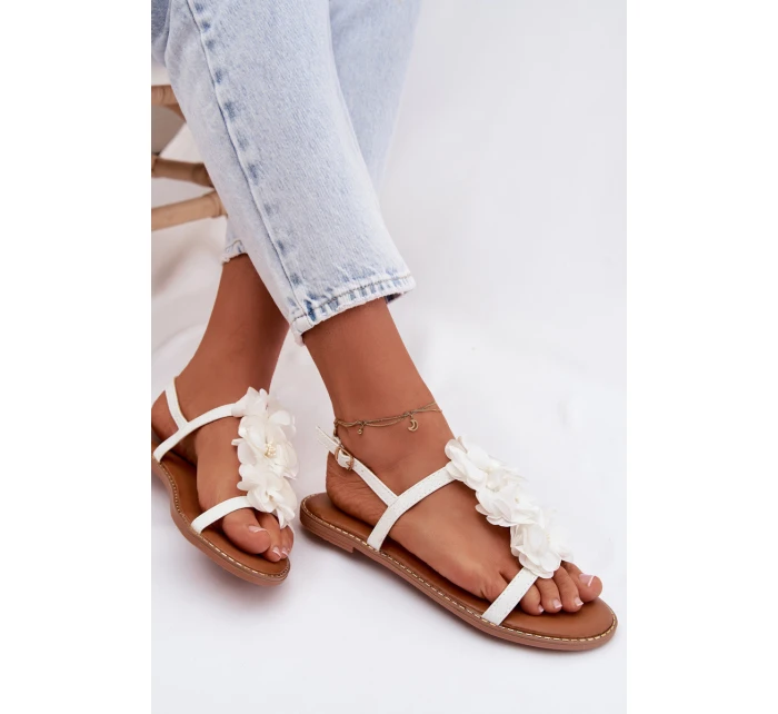 Dámské sandály Ploché S  Bílé model 21961030 - Boto
