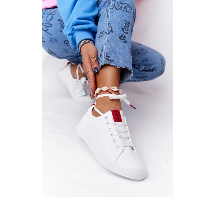 Dámské módní tenisky Big Star - bílé