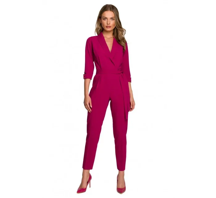Dámsky overal S316 Plum - Stylove Dámsky overal S316 Plum - Stylove