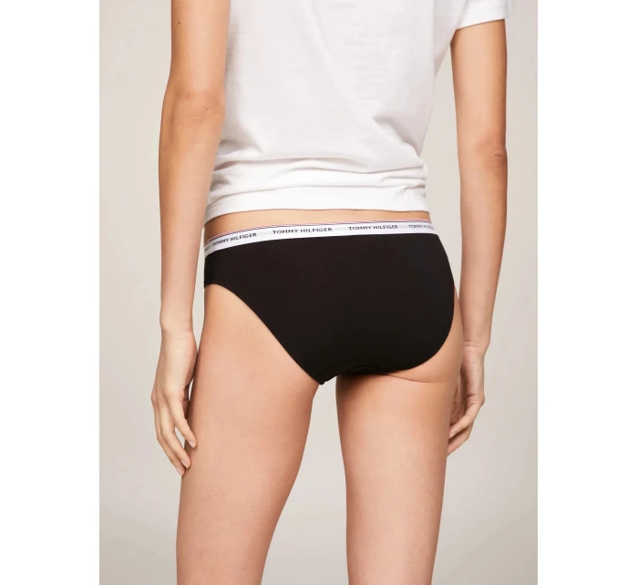 Dámske nohavičky 3PACK UW0UW04895 0R3 vínová/béžová/čierna - Tommy Hilfiger