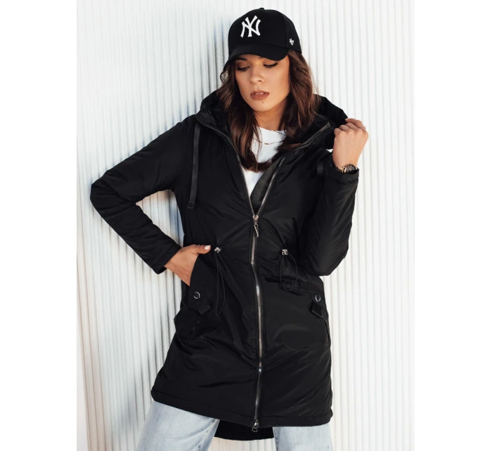 Dámská přechodná bunda parka černá Dstreet model 21973492 - FashionStreet