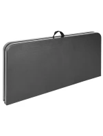 Stôl na stolovanie KOMPAKTNÝ STÔL 86,5x86,5x71 cm a 4 sedadlá ČIERNA